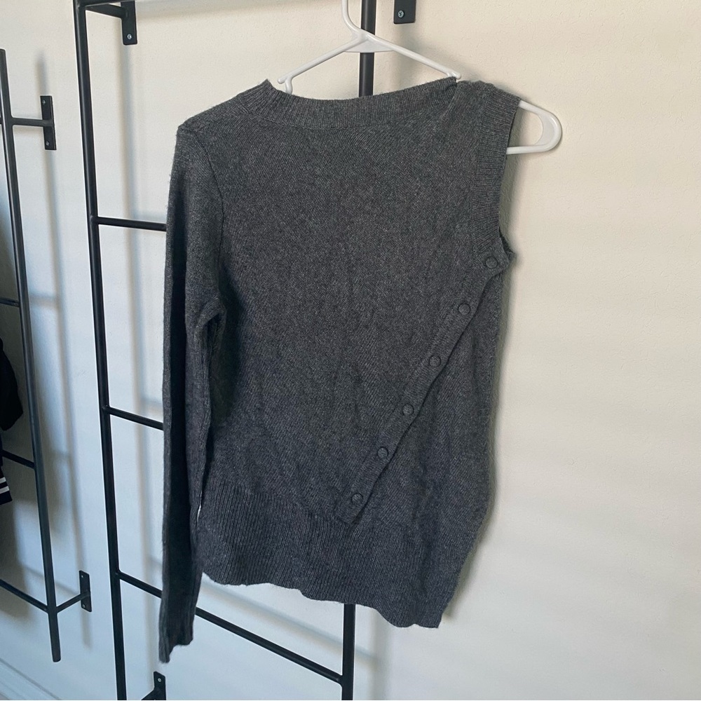 Anthropologie Gray Women's Crew Neck Sweater